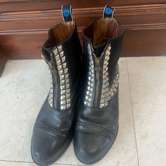 Arait studded boots moto bootie - Picture 4 of 9